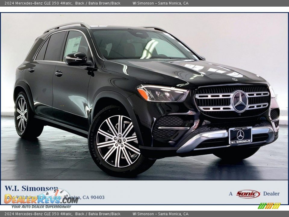 2024 Mercedes-Benz GLE 350 4Matic Black / Bahia Brown/Black Photo #1