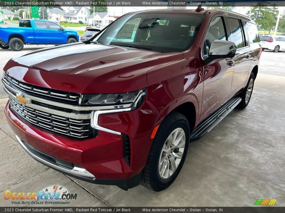 2023 Chevrolet Suburban Premier 4WD Radiant Red Tintcoat / Jet Black Photo #2