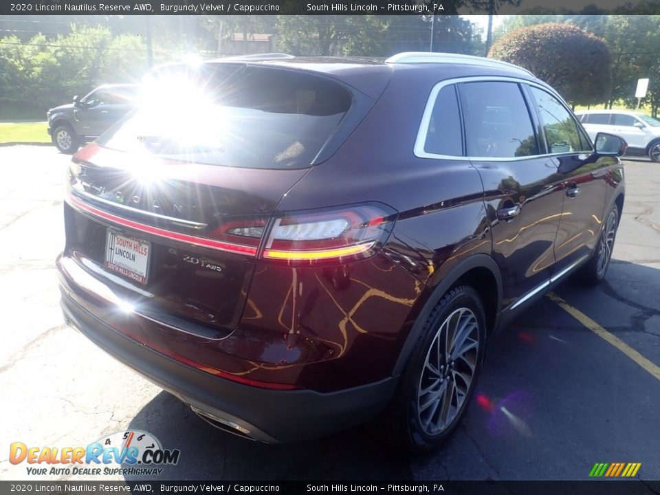 2020 Lincoln Nautilus Reserve AWD Burgundy Velvet / Cappuccino Photo #4