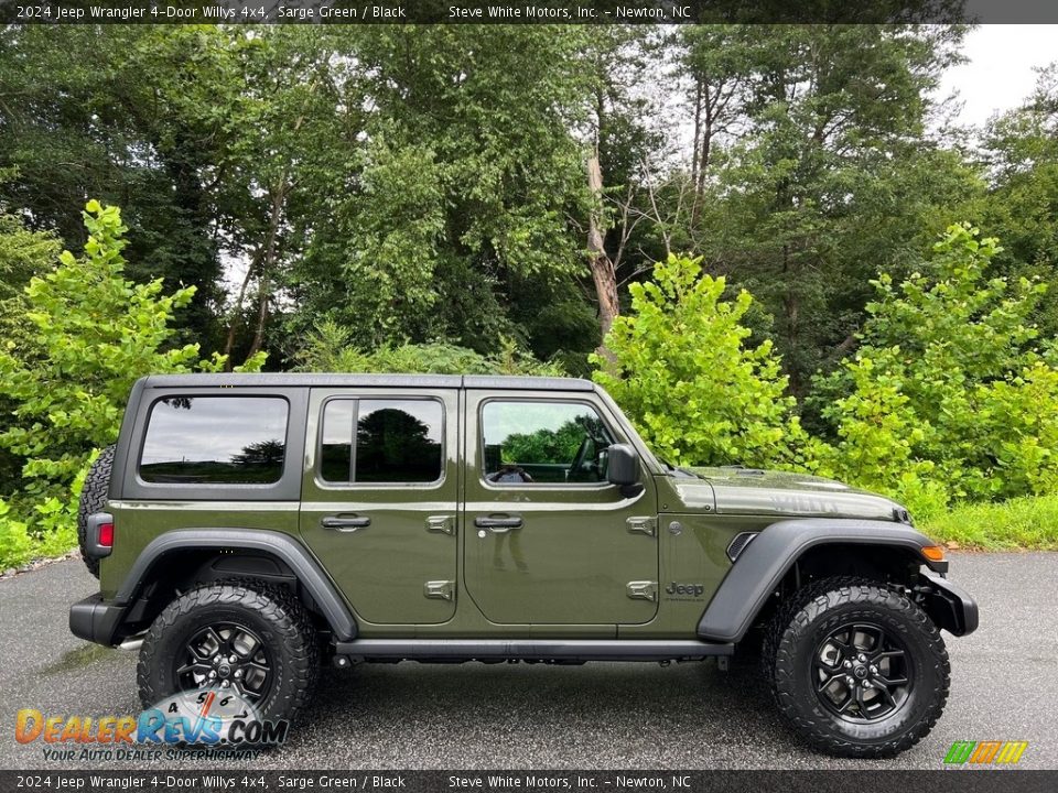 Sarge Green 2024 Jeep Wrangler 4-Door Willys 4x4 Photo #5