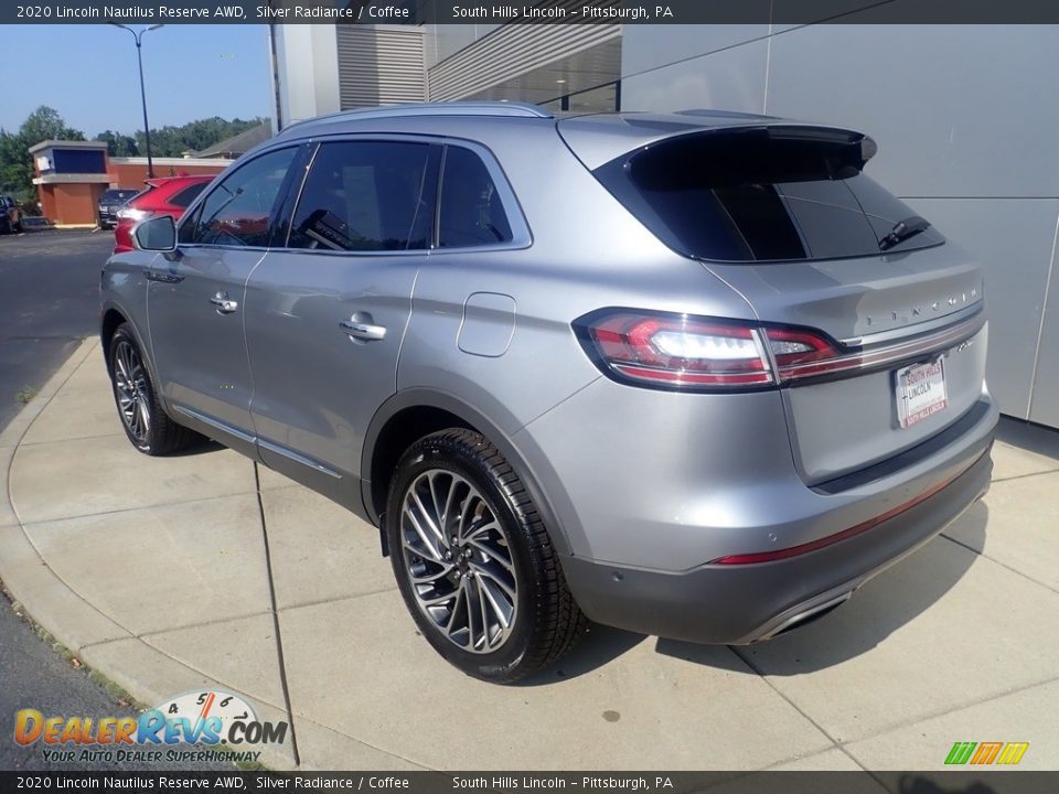 2020 Lincoln Nautilus Reserve AWD Silver Radiance / Coffee Photo #2