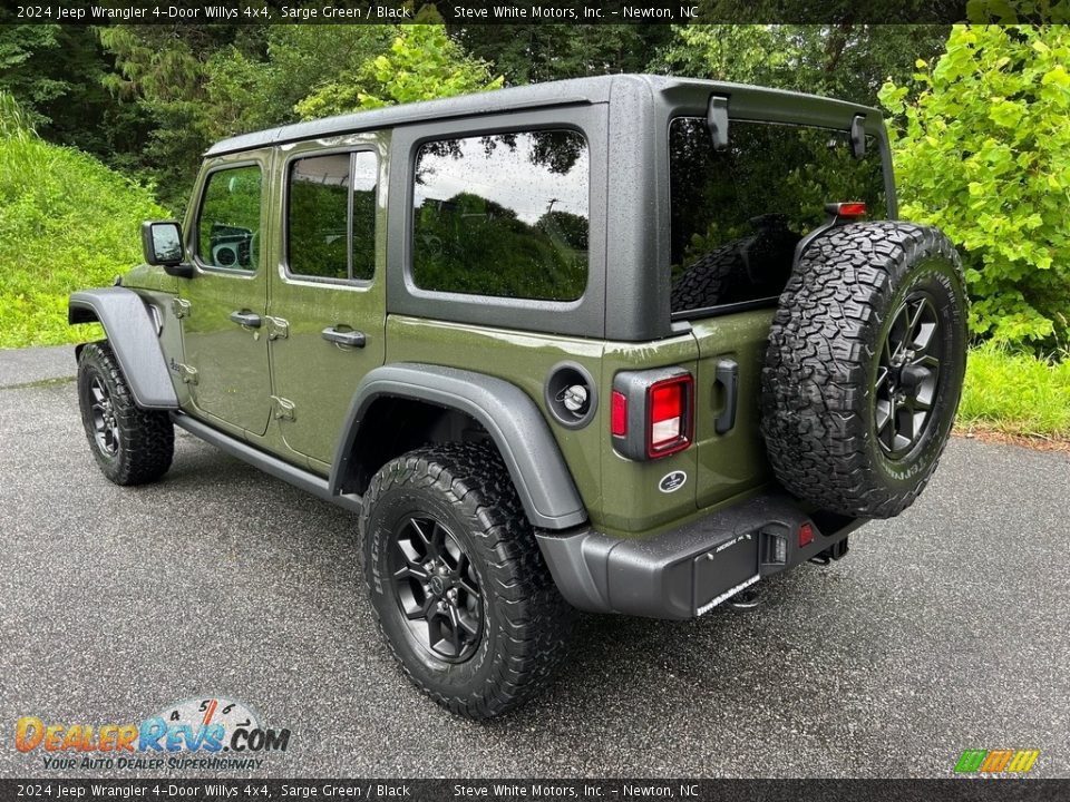 2024 Jeep Wrangler 4-Door Willys 4x4 Sarge Green / Black Photo #8