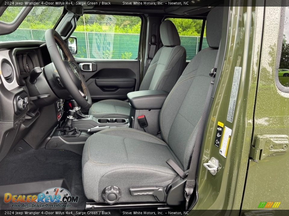 Front Seat of 2024 Jeep Wrangler 4-Door Willys 4x4 Photo #11