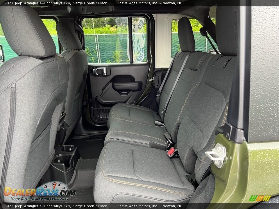 Rear Seat of 2024 Jeep Wrangler 4-Door Willys 4x4 Photo #14