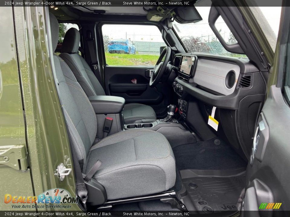 Front Seat of 2024 Jeep Wrangler 4-Door Willys 4x4 Photo #17