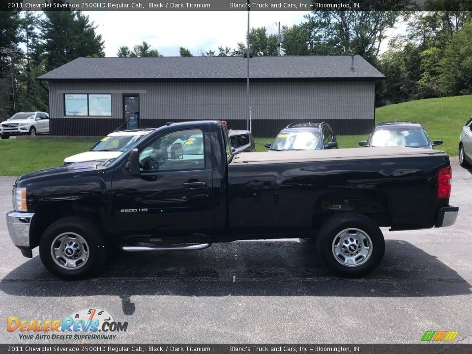 2011 Chevrolet Silverado 2500HD Regular Cab Black / Dark Titanium Photo #1