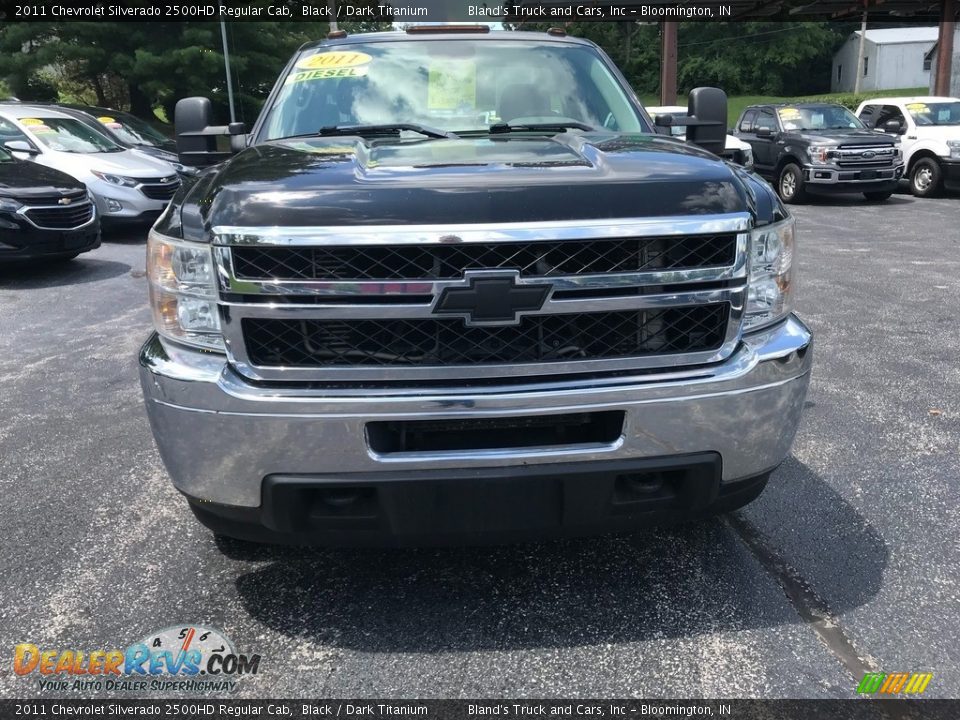 2011 Chevrolet Silverado 2500HD Regular Cab Black / Dark Titanium Photo #3