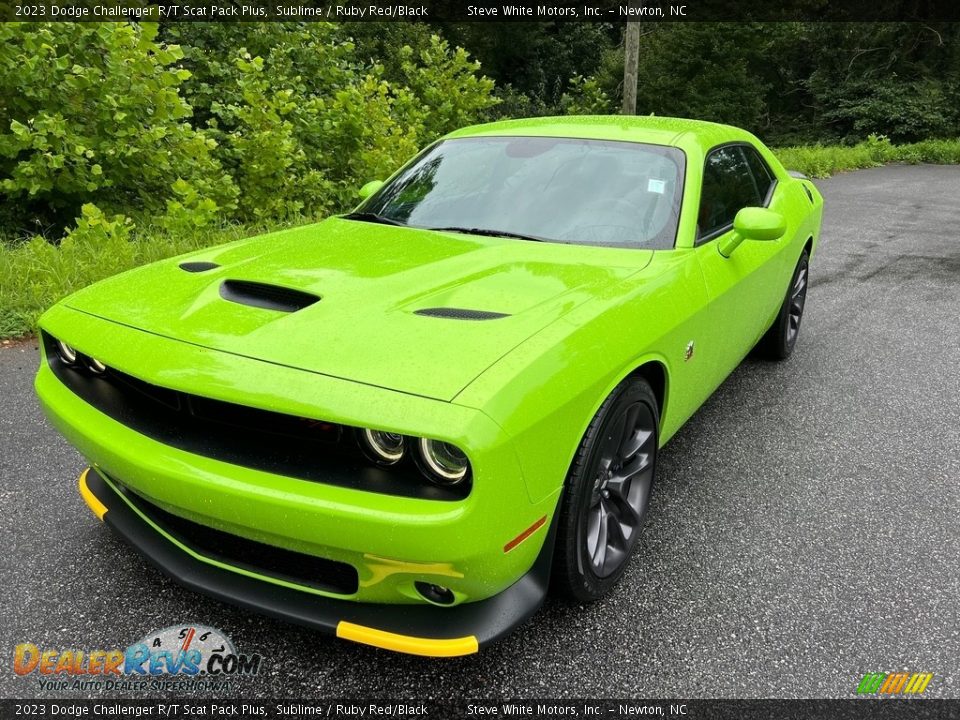 2023 Dodge Challenger R/T Scat Pack Plus Sublime / Ruby Red/Black Photo #2