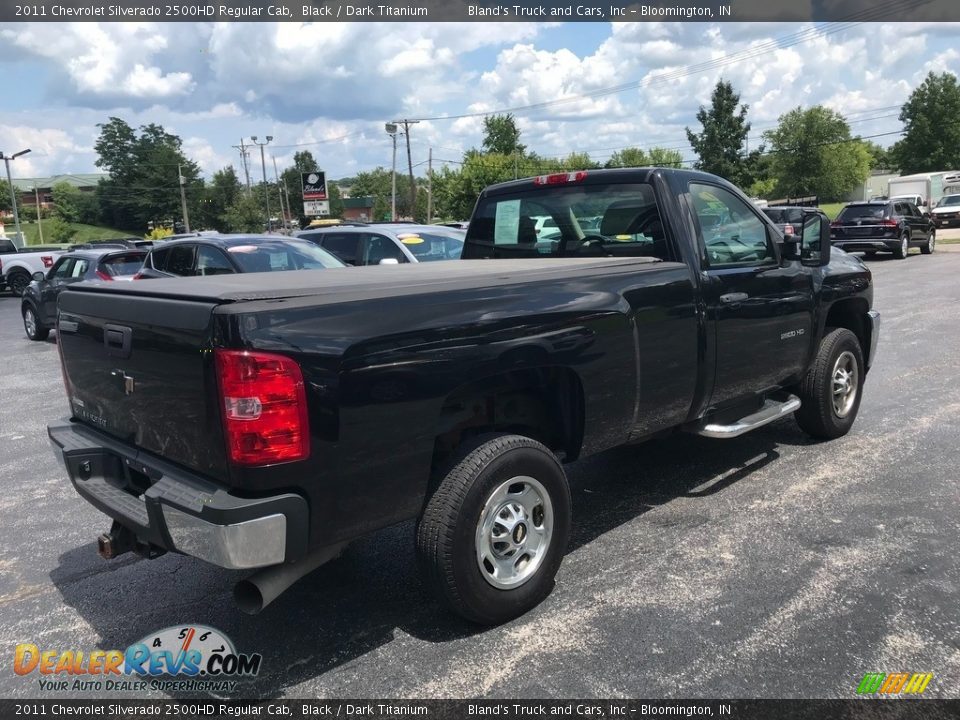 Black 2011 Chevrolet Silverado 2500HD Regular Cab Photo #7