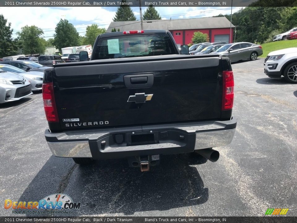 2011 Chevrolet Silverado 2500HD Regular Cab Black / Dark Titanium Photo #8