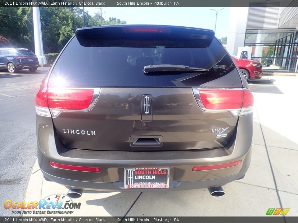 2011 Lincoln MKX AWD Earth Metallic / Charcoal Black Photo #4