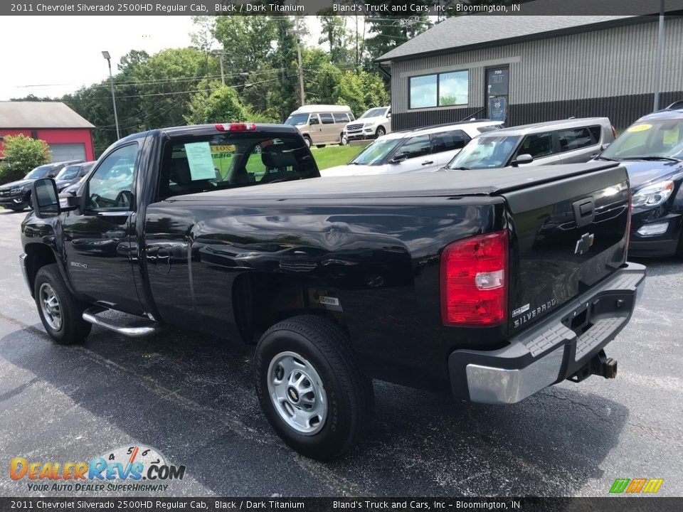 2011 Chevrolet Silverado 2500HD Regular Cab Black / Dark Titanium Photo #10