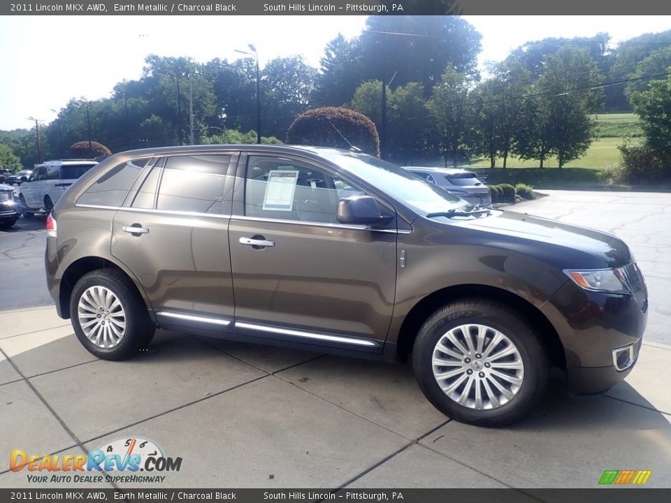 2011 Lincoln MKX AWD Earth Metallic / Charcoal Black Photo #7