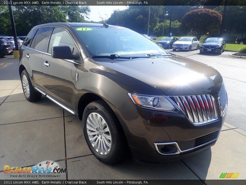 2011 Lincoln MKX AWD Earth Metallic / Charcoal Black Photo #8