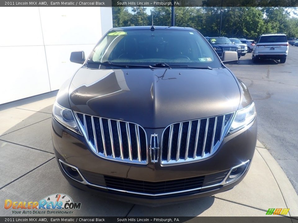 2011 Lincoln MKX AWD Earth Metallic / Charcoal Black Photo #9