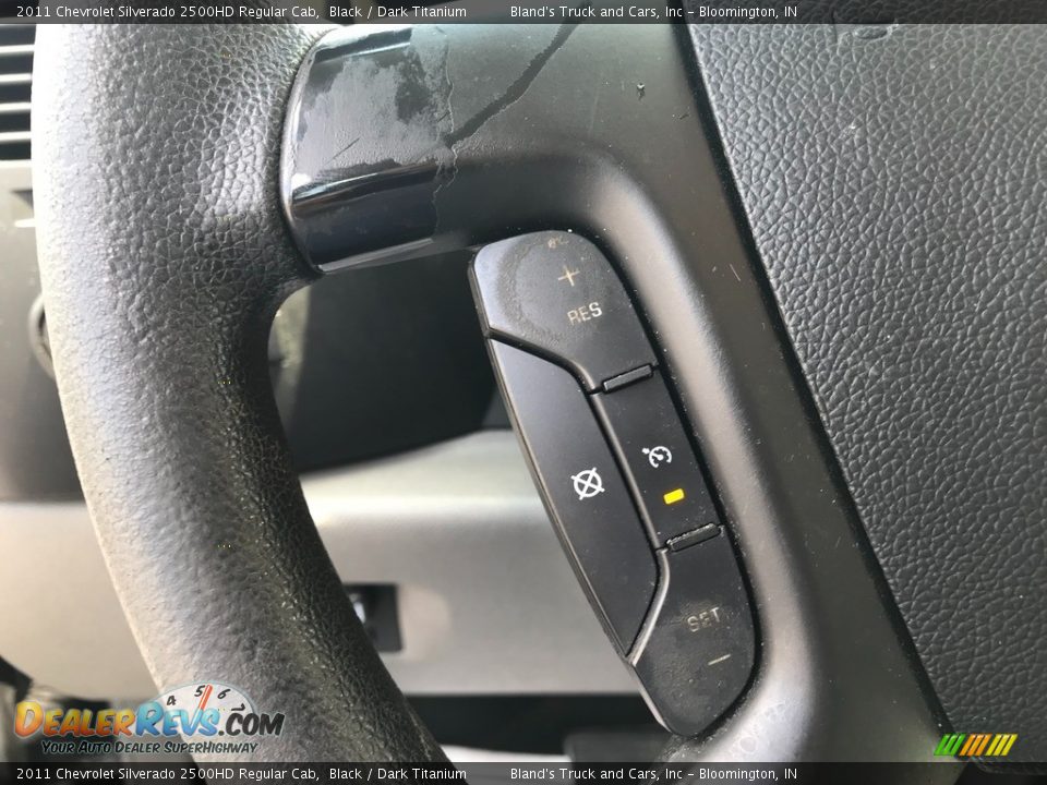 2011 Chevrolet Silverado 2500HD Regular Cab Steering Wheel Photo #16