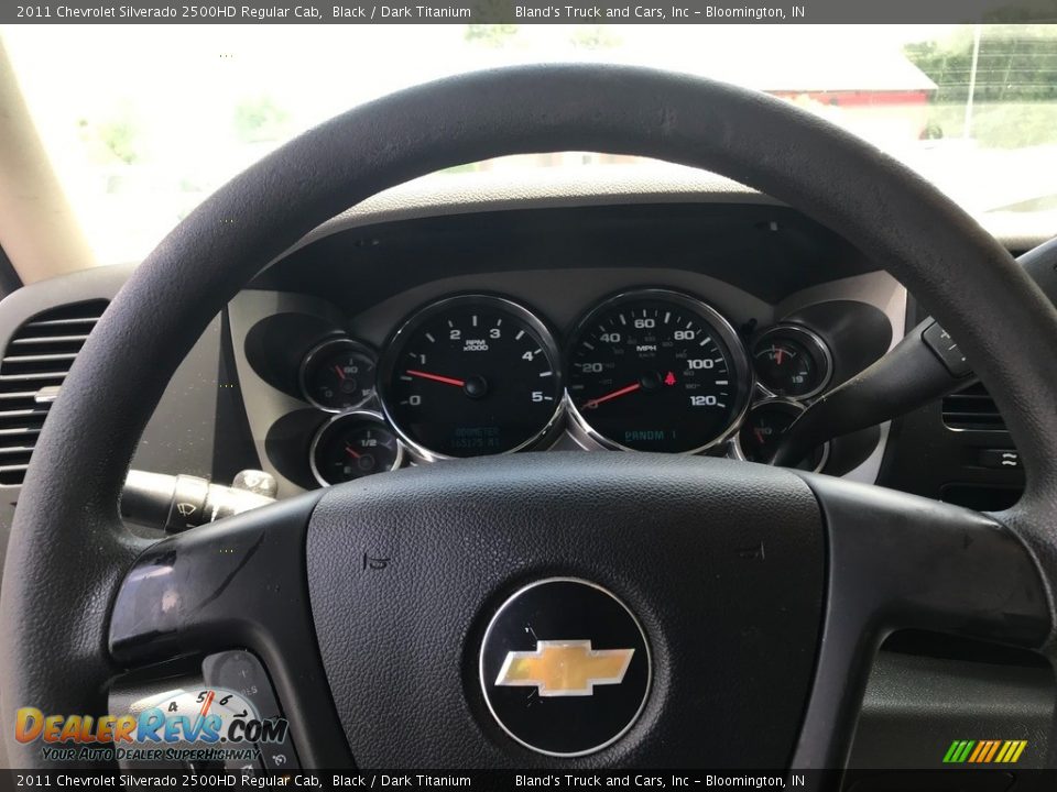 2011 Chevrolet Silverado 2500HD Regular Cab Steering Wheel Photo #17