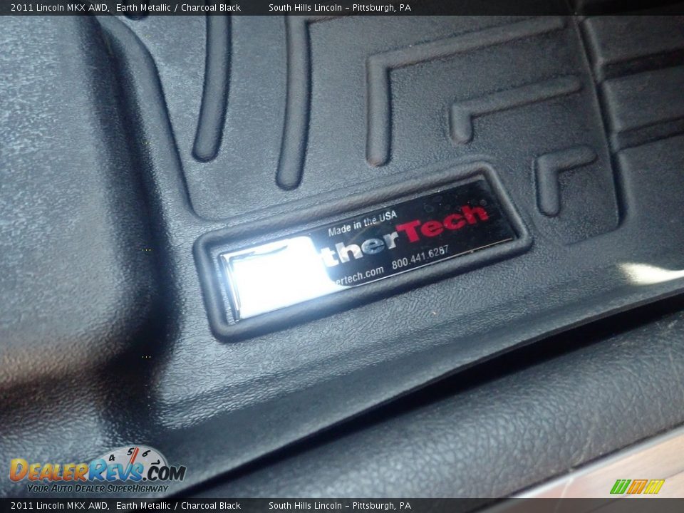 2011 Lincoln MKX AWD Earth Metallic / Charcoal Black Photo #13