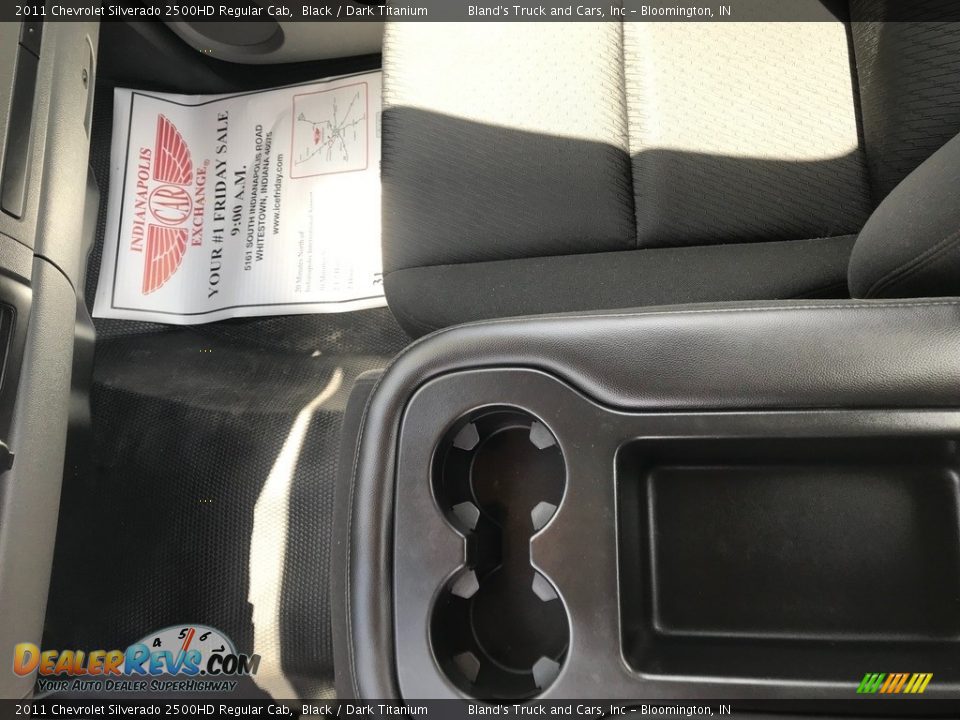 2011 Chevrolet Silverado 2500HD Regular Cab Black / Dark Titanium Photo #22