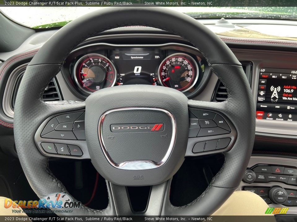 2023 Dodge Challenger R/T Scat Pack Plus Steering Wheel Photo #18