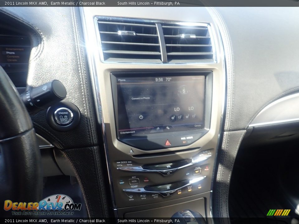 2011 Lincoln MKX AWD Earth Metallic / Charcoal Black Photo #23
