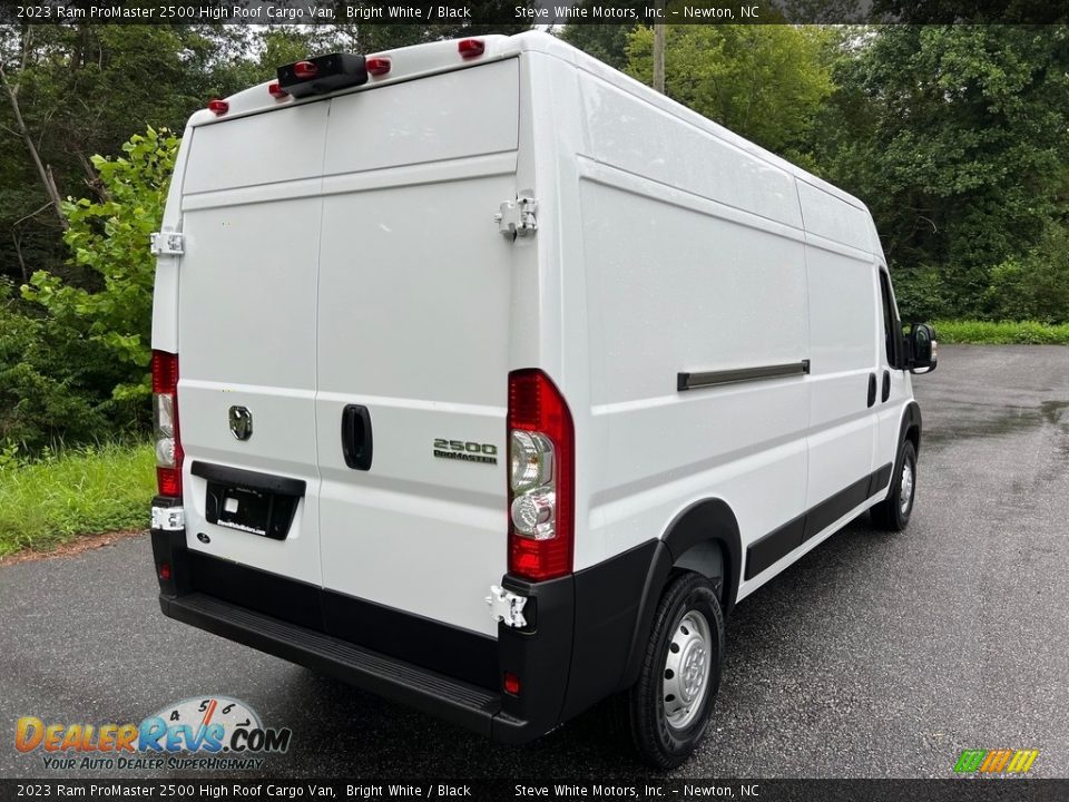 2023 Ram ProMaster 2500 High Roof Cargo Van Bright White / Black Photo #6