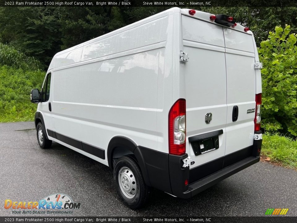 2023 Ram ProMaster 2500 High Roof Cargo Van Bright White / Black Photo #8