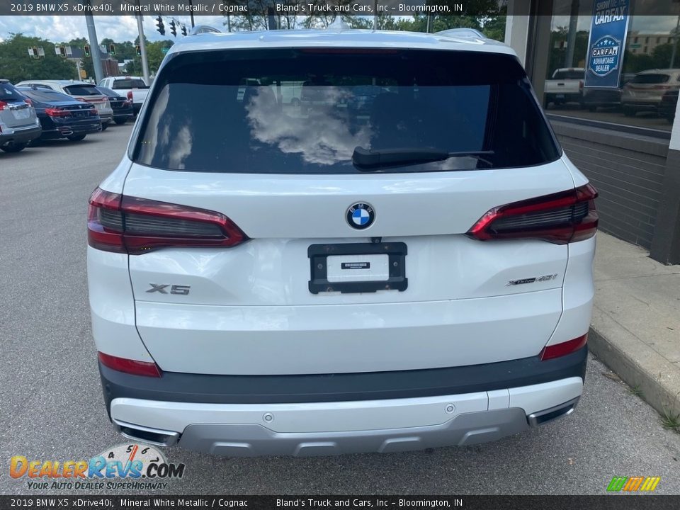 2019 BMW X5 xDrive40i Mineral White Metallic / Cognac Photo #3