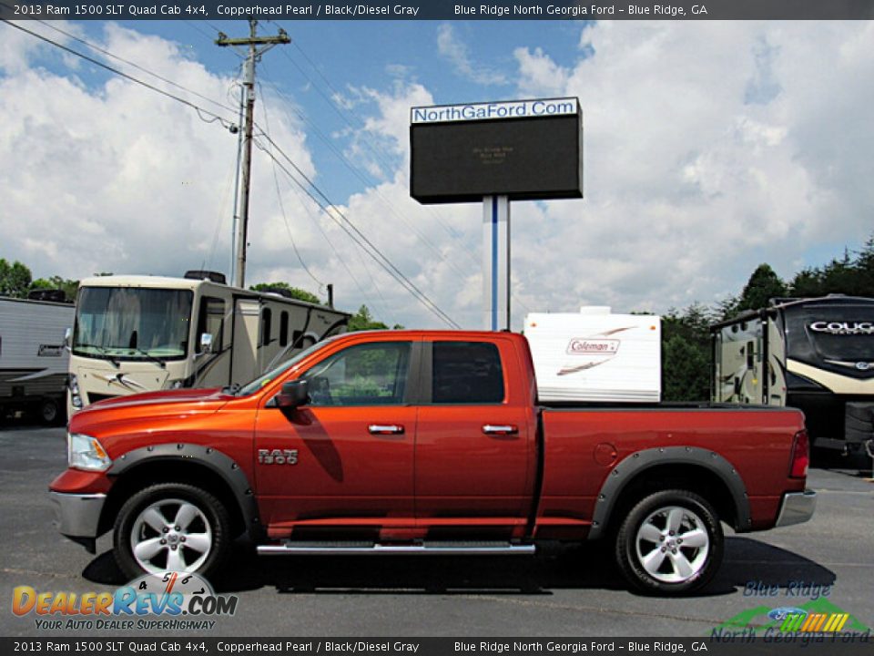 Copperhead Pearl 2013 Ram 1500 SLT Quad Cab 4x4 Photo #2