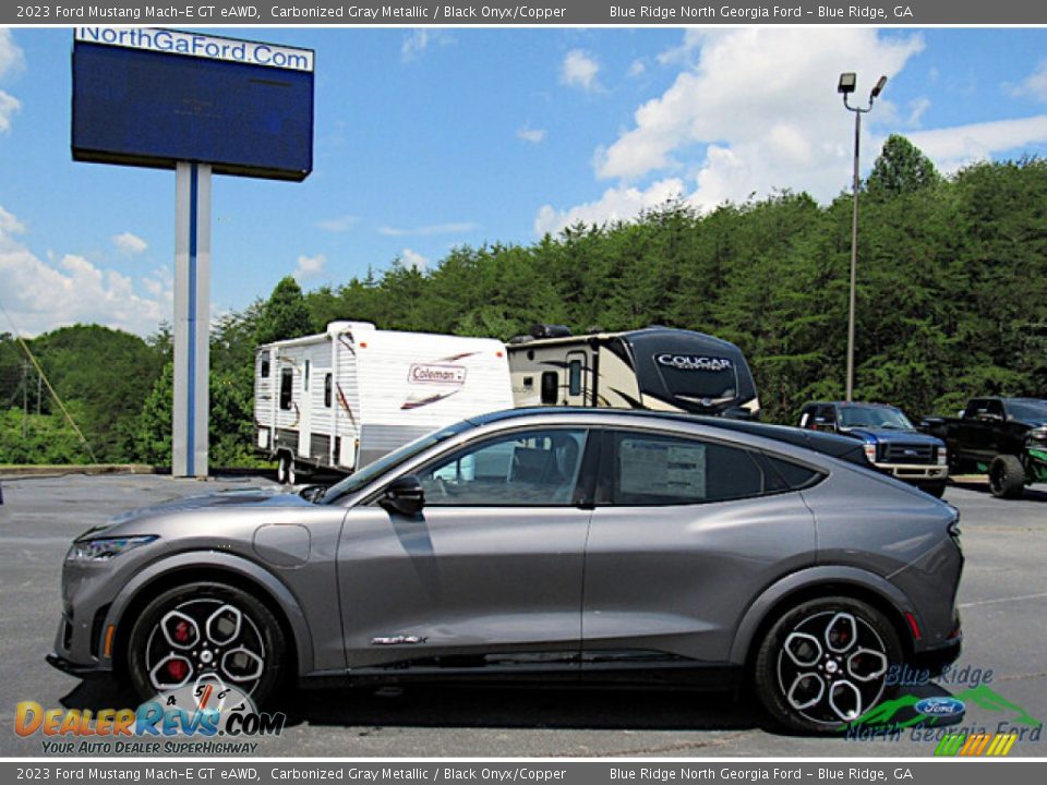 Carbonized Gray Metallic 2023 Ford Mustang Mach-E GT eAWD Photo #2