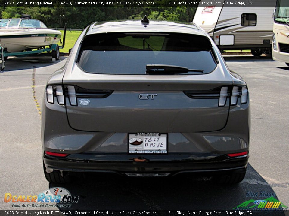 2023 Ford Mustang Mach-E GT eAWD Carbonized Gray Metallic / Black Onyx/Copper Photo #4