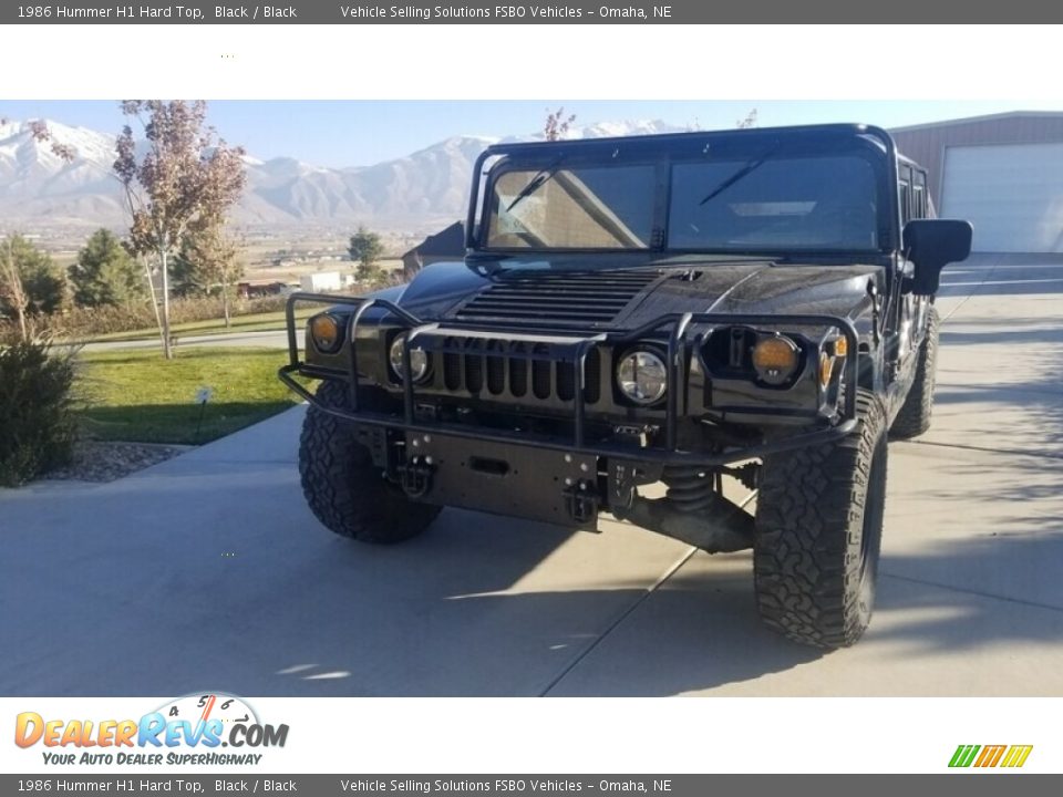 Black 1986 Hummer H1 Hard Top Photo #2