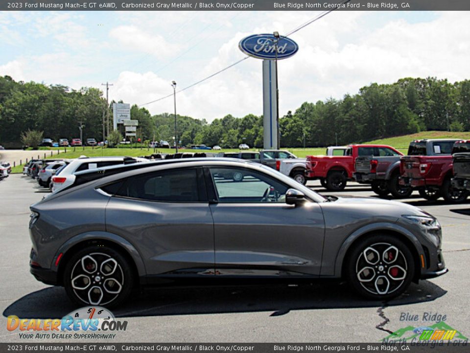 2023 Ford Mustang Mach-E GT eAWD Carbonized Gray Metallic / Black Onyx/Copper Photo #6