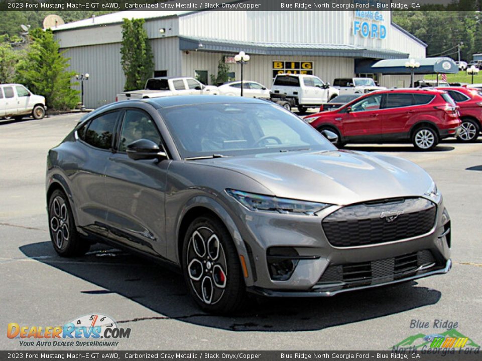2023 Ford Mustang Mach-E GT eAWD Carbonized Gray Metallic / Black Onyx/Copper Photo #7