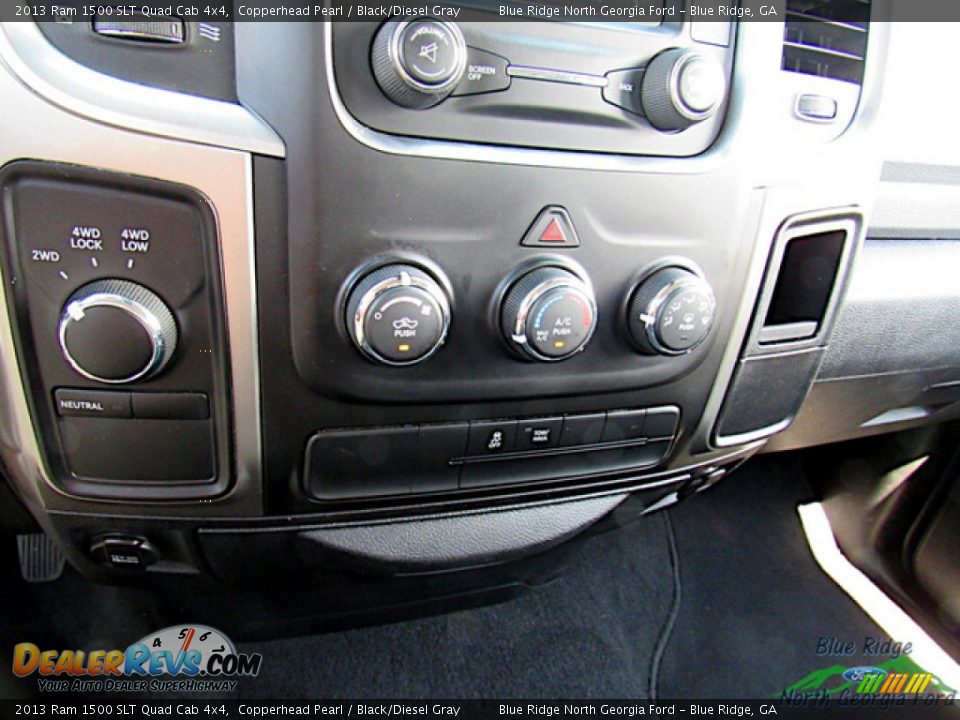 2013 Ram 1500 SLT Quad Cab 4x4 Copperhead Pearl / Black/Diesel Gray Photo #20