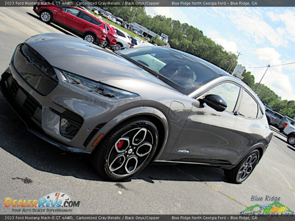 2023 Ford Mustang Mach-E GT eAWD Carbonized Gray Metallic / Black Onyx/Copper Photo #21