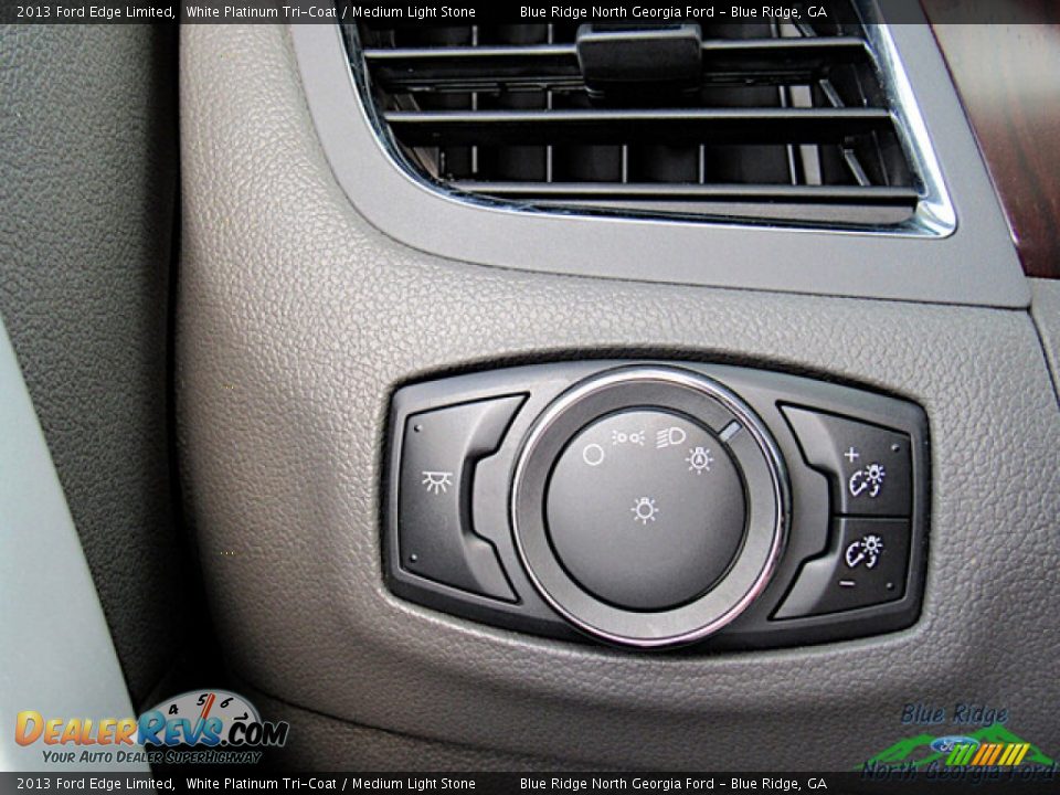 2013 Ford Edge Limited White Platinum Tri-Coat / Medium Light Stone Photo #22
