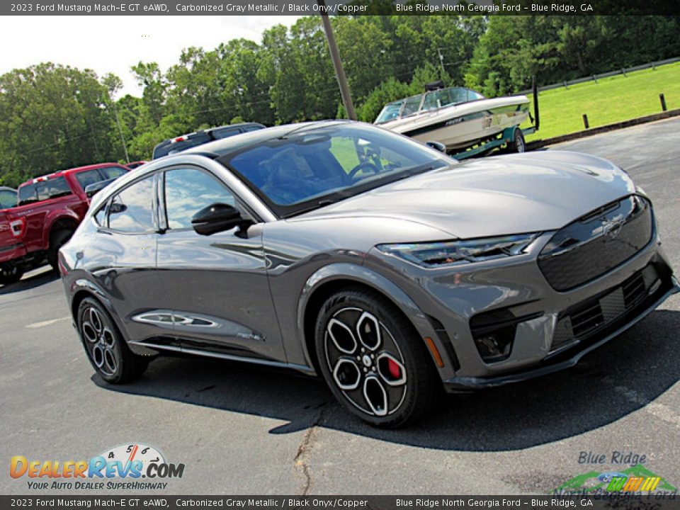 2023 Ford Mustang Mach-E GT eAWD Carbonized Gray Metallic / Black Onyx/Copper Photo #22