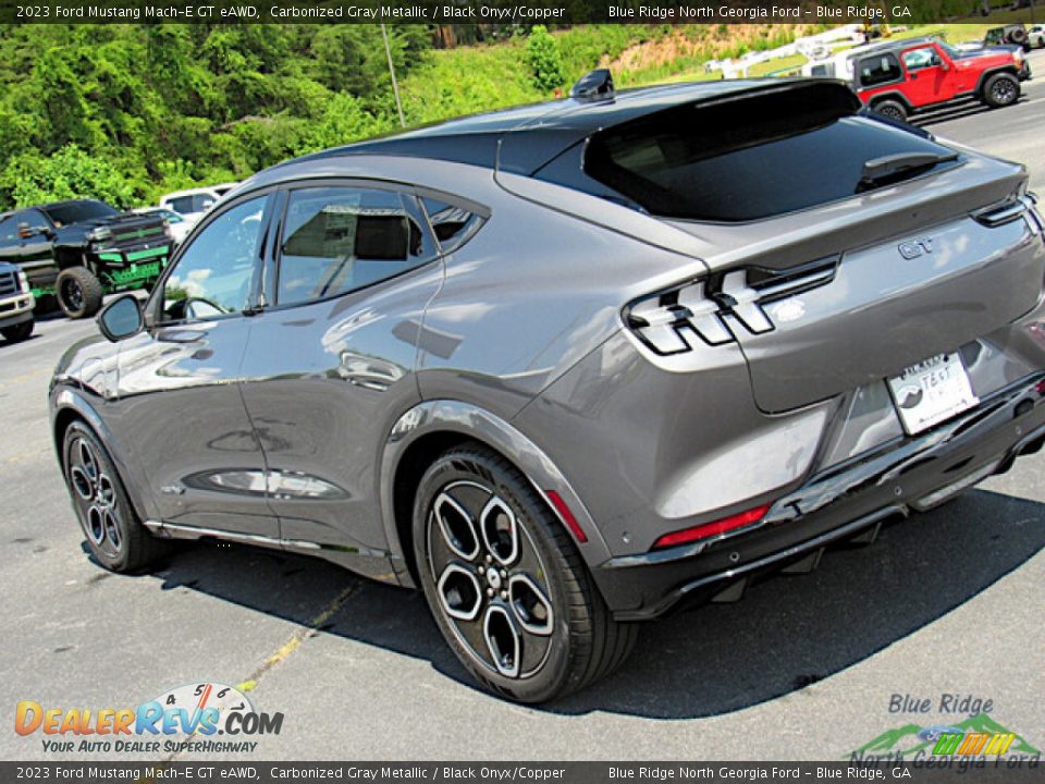 2023 Ford Mustang Mach-E GT eAWD Carbonized Gray Metallic / Black Onyx/Copper Photo #24