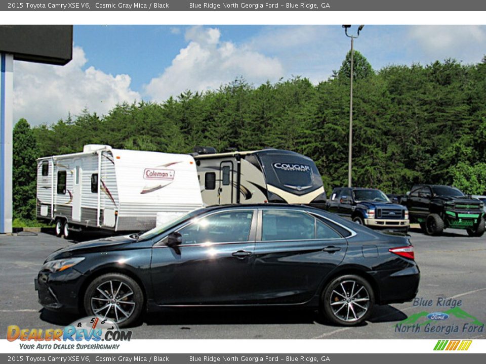 2015 Toyota Camry XSE V6 Cosmic Gray Mica / Black Photo #2