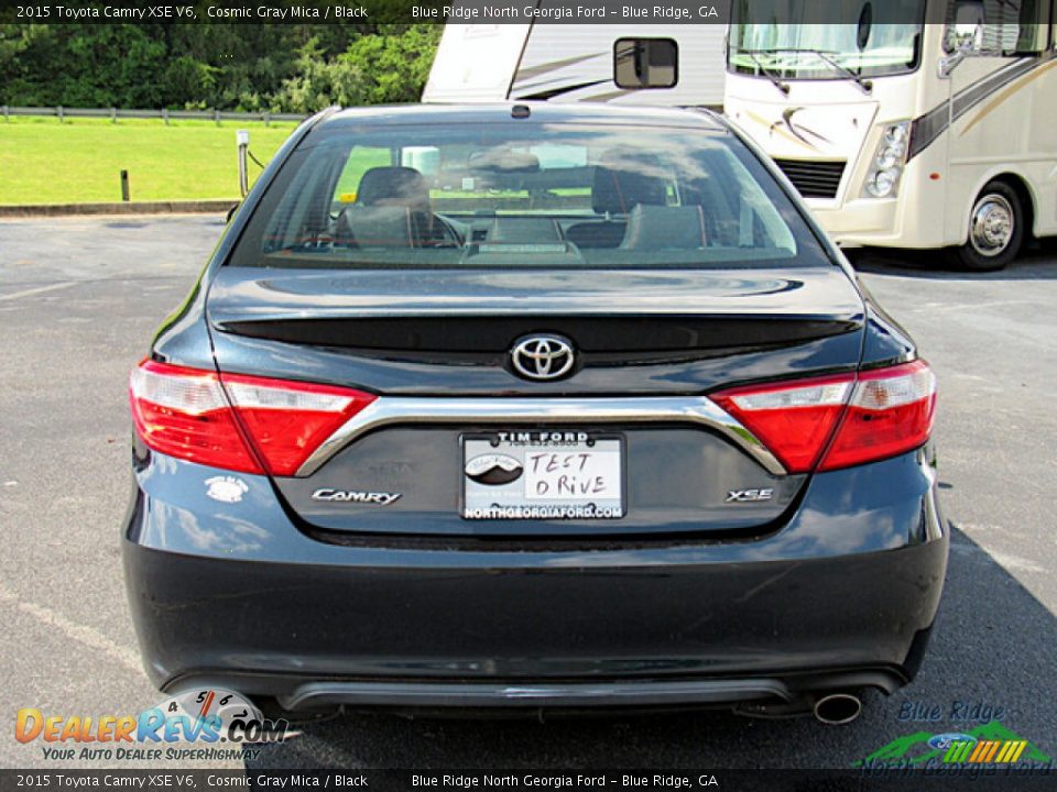 2015 Toyota Camry XSE V6 Cosmic Gray Mica / Black Photo #4