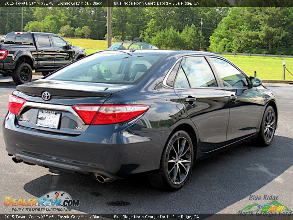 2015 Toyota Camry XSE V6 Cosmic Gray Mica / Black Photo #5