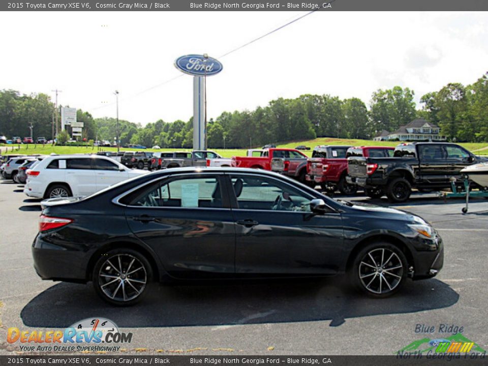 2015 Toyota Camry XSE V6 Cosmic Gray Mica / Black Photo #6