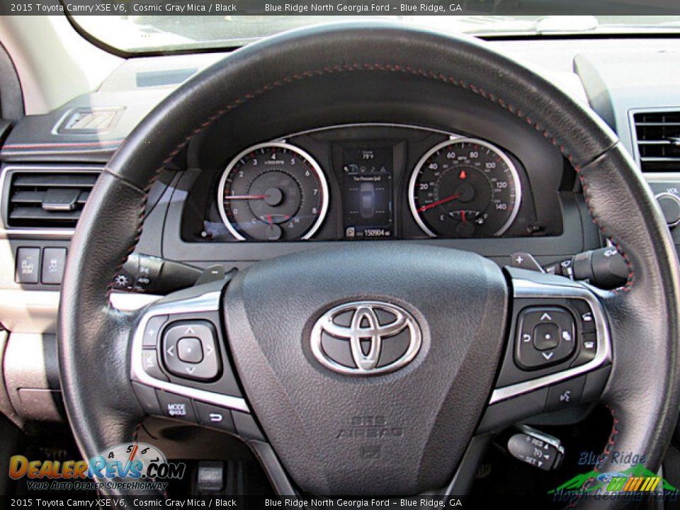 2015 Toyota Camry XSE V6 Cosmic Gray Mica / Black Photo #18