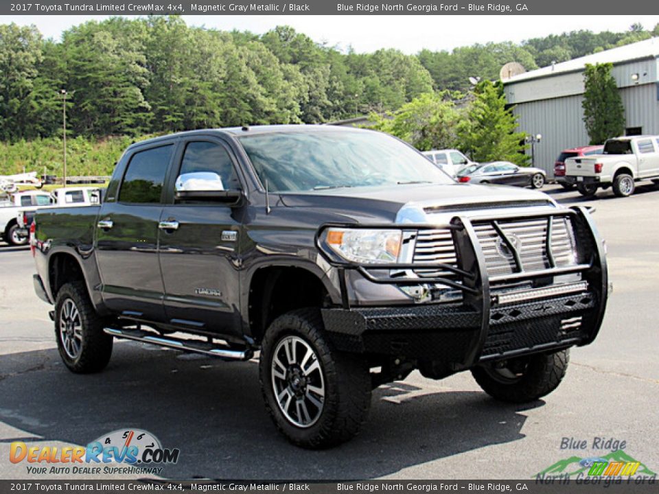 2017 Toyota Tundra Limited CrewMax 4x4 Magnetic Gray Metallic / Black Photo #7