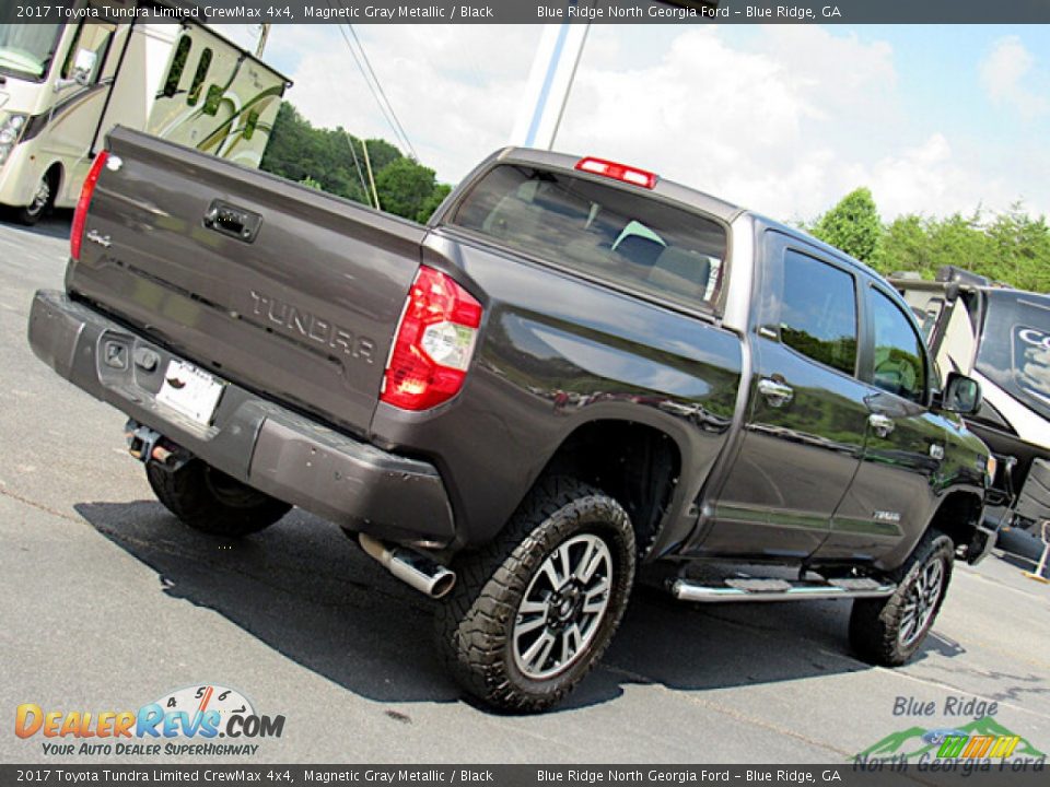 2017 Toyota Tundra Limited CrewMax 4x4 Magnetic Gray Metallic / Black Photo #22