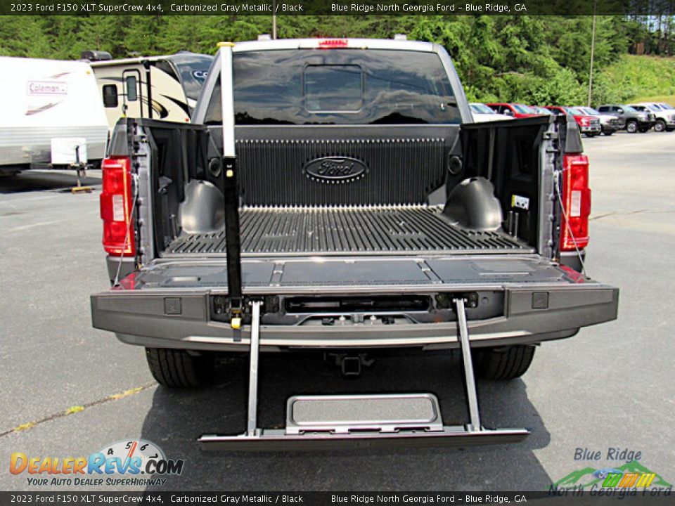 2023 Ford F150 XLT SuperCrew 4x4 Carbonized Gray Metallic / Black Photo #14