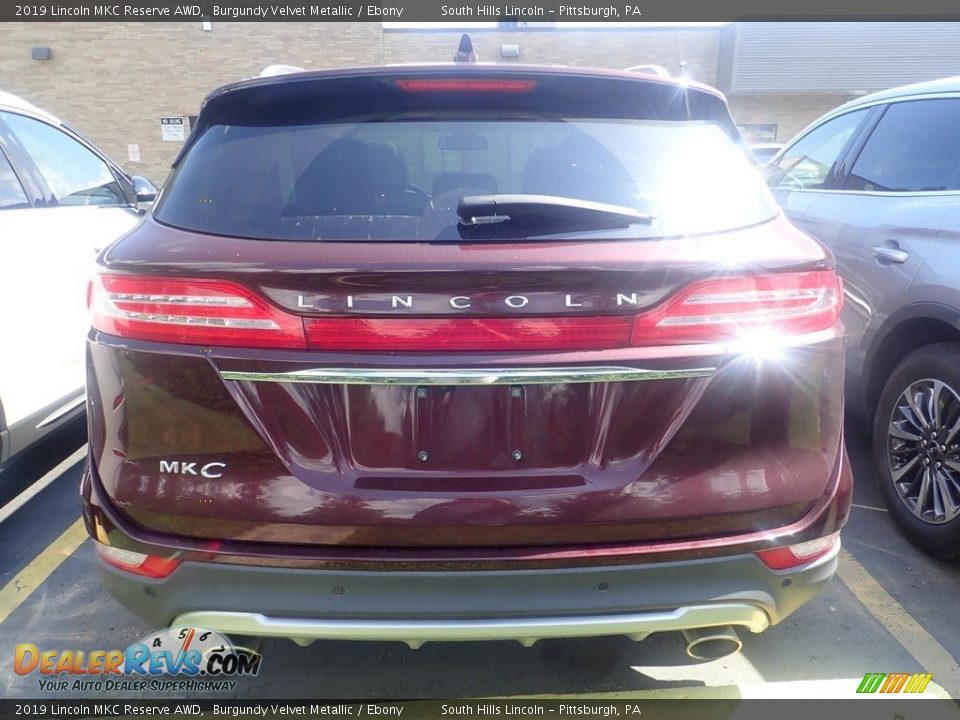 2019 Lincoln MKC Reserve AWD Burgundy Velvet Metallic / Ebony Photo #3