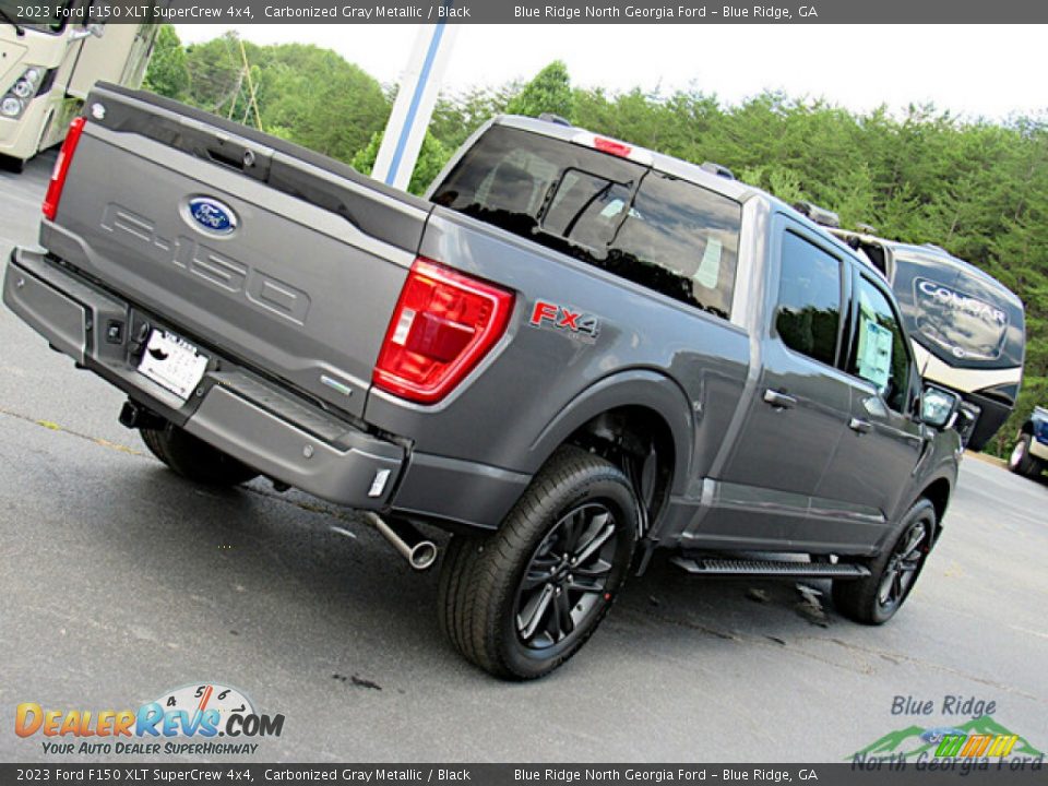 2023 Ford F150 XLT SuperCrew 4x4 Carbonized Gray Metallic / Black Photo #29