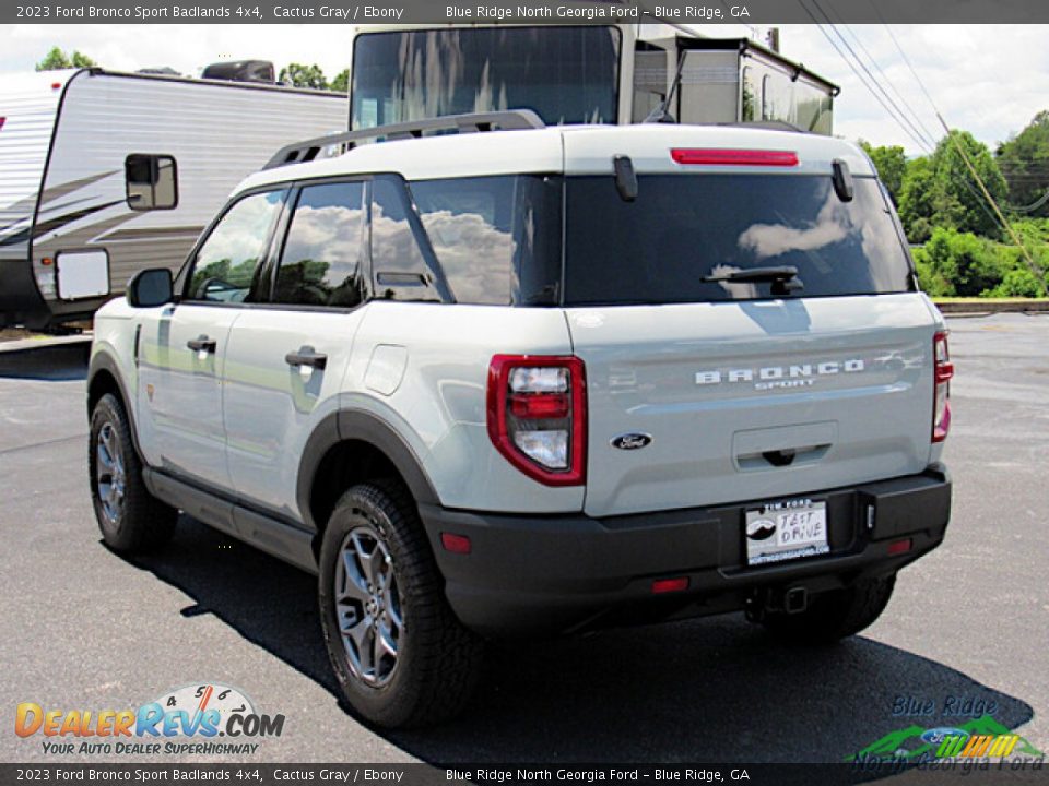 2023 Ford Bronco Sport Badlands 4x4 Cactus Gray / Ebony Photo #3